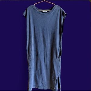 Double Zero Slate Blue Tunic